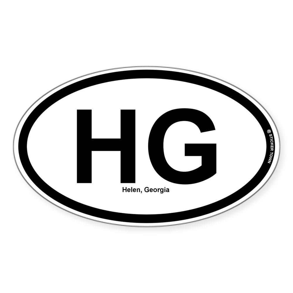 CafePress HG Helen, Sticker (Oval)