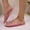 Pink, variant on Womens Crystal Slides Jelly Sandals Pink Beach Shoes,Clear Glitter Hollow Out Summer Footwear For Vacation Pool Party,Lightweight Soft Flat Sole Comfortable Slip On Durable Daily Outdoor Casual Wear