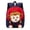 Dark Blue, variant on GobdXE Back To School Unisex Student Detachable Plush Monkey Doll Mini Backpack Love Heart Embroidery Front Pocket Water Resistant Daypack Size:One Size