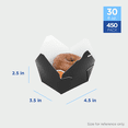 thumbnail image 3 of [450 ct] Paper Fold To-Go Containers | 30 fl oz | Black, 3 of 11