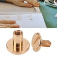 thumbnail image 4 of Chicago Screws Binding Screws 120 Sets Chicago Button Tack Screw 9x8mm Chicago Button For DIY Leather Decoration Bookbinding, 4 of 8