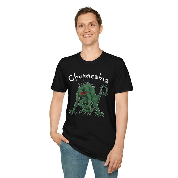 Chupacabra, Gildan Unisex Softstyle T-Shirt, Cryptid Graphic Tee, S-3XL