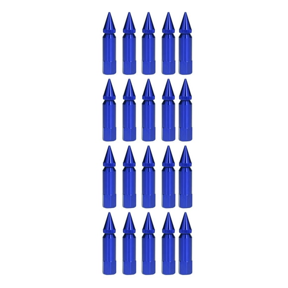 Spike Lug Nuts,20pcs Universal M12x1.5 Racing Aluminium Alloy Spiked Lug Nuts Wheel Spike Lug Nuts Class Leading Features