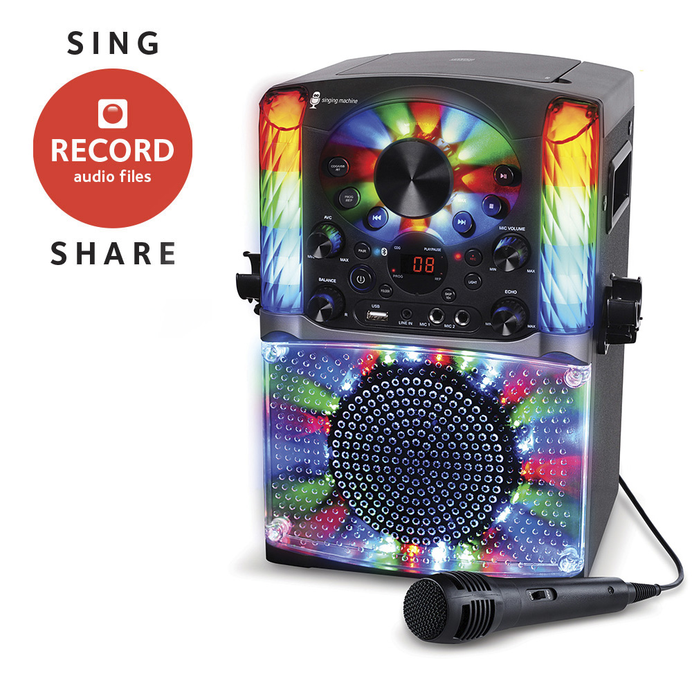 Singing Machine SML625BTBK Bluetooth CD+G Karaoke System - image 3 of 12