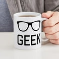 thumbnail image 4 of CafePress - Geek Glasses - 11 oz Ceramic Mug - Novelty Coffee Tea Cup, 4 of 4