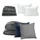 thumbnail image 1 of Edredón Doble Vista Queen Size Couzy + Sábanas Royal Gris Oxford + Almohada Royal Twin, 1 of 8
