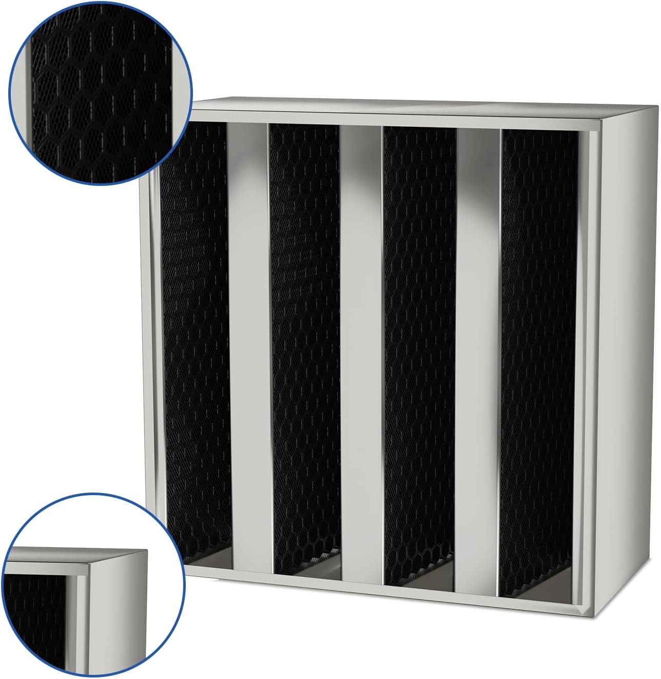 Abestorm F8 Medium Efficiency Filter Compatible with HEPA 2000 UVIG/DecDust V1/DecDust V2 Pro/DecDust V3 Max, 1 Pack