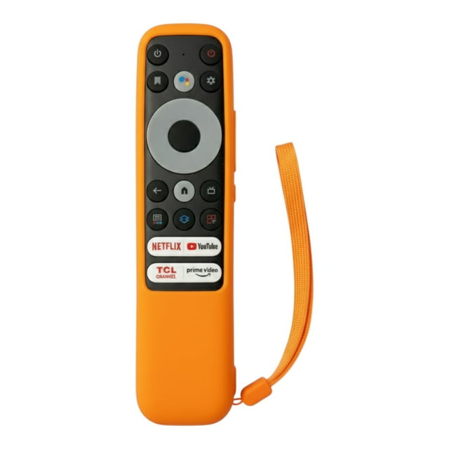 Funda de Silicona Para Control Tcl ANDROID TV 4K UHD Naranja