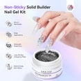 thumbnail image 6 of SAVILAND Non Sticky Solid Builder Nail Gel: Gold Silver Metallic 3D Nail Gel No Wipe Sculpting Gel for Nail Art Easy Sculpting Molding Gel with Nail Powder, 6 of 10