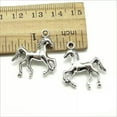 thumbnail image 3 of U8MO Lot 5/20/40pc Horse Antique Silver Charms Pendants for Jewelry Making 25*22mm-20pcs, 3 of 6
