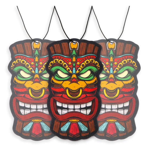 Aromatizantes para Auto Fresh Fresheners Paquete de 4 Cabezas Tiki