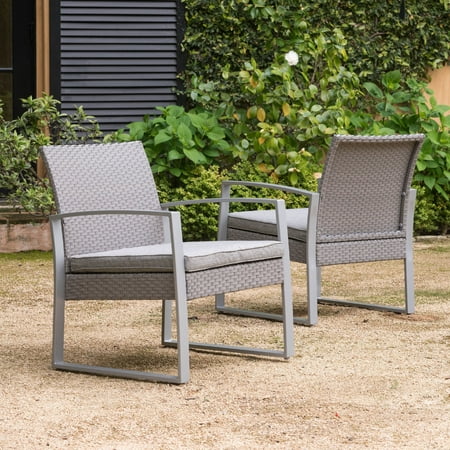 Corvus Alsace Grey Wicker Patio Chairs With Cushions Set Of Corvus Alsace Grey Wicker Patio Chairs With Cushions Set Of