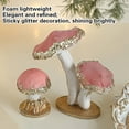 thumbnail image 4 of CIYISON Decorative Foam Pumpkin Mushroom Ornament with Glitters Sequins for Collectors, 4 of 19