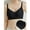 Black, variant on Womens Lounge Bras Seamless Everyday Support Bra for Daily Push Up Solid Color Wireless Bra, 30A, Red