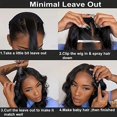 thumbnail image 2 of Peluca Emistar Curly V Part Wear And Go Part Water Wave, 20 pulgadas, 2 of 7