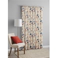 thumbnail image 4 of Mainstays Tille Light Filtering Curtain Panel Pair, Set of 2, Beige Floral, 37"W x 95"L, 4 of 4