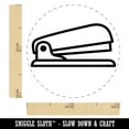 thumbnail image 2 of Stapler Office Supplies Self-Inking Rubber Stamp Ink Stamper - Fuchsia Ink - Mini 1/2 Inch, 2 of 7