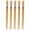 Red, variant on JWDX Tableware Clearance, 5 Pairs Chopsticks Reusable Chopsticks Set Classic Natural Chopsticks Colorful Print Chopsticks