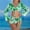 Green, variant on UTSJKR Fashion 2025 Tie Dye Bathing Suits Women 4 Piece Brazilian Bikini Sets Self-Tie Crop Cardigan Skirt Coverup Swimsuits Black M