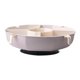 thumbnail image 1 of Cesta de frutas, olla caliente, bandeja de drenaje, platos para dulces y aperitivos, rotación de 360 ​​grados S Gris Blanco, 1 of 9