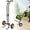 Black, variant on Plant Caddy with Wheels, Heavy Duty Plant Dolly Cart with Adjustable Grabbing Arm and Suction Cups for Plant Pots, Garden Pot Mover Trolley Cart with Strap, Ideal for Indoor and Outdoor Use, Black
