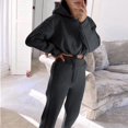 thumbnail image 1 of Jogging Suits For Women 2 Piece Sweatsuits Tracksuits Outfits Ladies Long Sleeve Crop Hoodie Tops Sweatpants Sets, 1 of 3