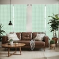 thumbnail image 2 of Ambesonne Chevron Window Curtains, Zigzag Twisty Modern, Each 28" W x 95" L, White Jade Green, 2 of 5