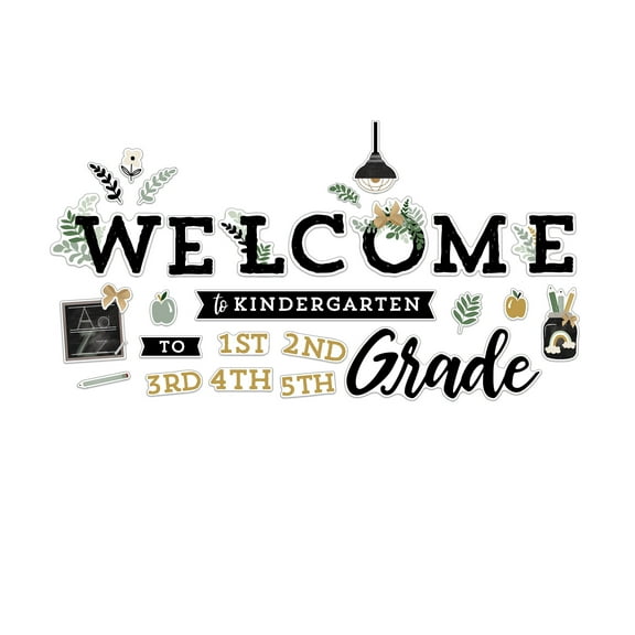 Carson Dellosa Farmhouse Welcome Bulletin Board Set (41 pieces)