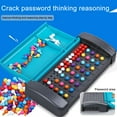 thumbnail image 2 of Early Childhood Education Board Game Machine Logical Thinking Reasoning Code Desktop Decryption Game Bathtub Letters for Toddlers Christmas Board Games for Children Bead It-100 Kid Building, 2 of 3