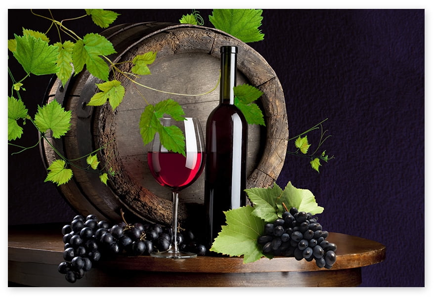 Awkward Styles Wine Poster Wine Glasses Wall Art Decor for Home Wine