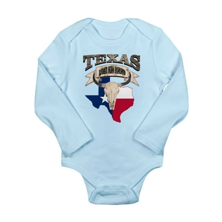 

CafePress - Bull Skull Texas Pride Body Suit - Long Sleeve Infant Bodysuit