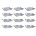 thumbnail image 1 of pitrice 12Pcs Disposable Aluminum Foil Food Container Rectangle Packing Box Multi-use Takeaway Cooking Liners Microwave shallow/without lid, 1 of 9