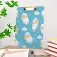 thumbnail image 7 of Cute Sheeps Acrylic Clipboards A4 Standard Letter Size Clipboard 12.5" X 9" Clip Board for Students Teacher Office, 7 of 7