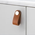 thumbnail image 3 of 6 uds estilo Retro mango de muebles de cocina de repuesto de cuero para vestidor armario accesorios de caja de herramientas marrón Colco Mango de cocina, 3 of 8