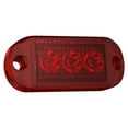 thumbnail image 4 of BUYISI Car Led Clearance Light Waterproof Side Marker Light Dc 12-24V 2Lines Universal Trucks Trailers Side Marker Lights Rear Lights Red, 4 of 5