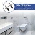 thumbnail image 6 of Yueyihe 2pcs Stainless Steel Toilet Seat Bolts Screws Tops Universal Toilet Seat Screw, 6 of 6