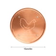 thumbnail image 2 of CaiYueKe Pure Copper Bird Bath Purification Disk, Reinforced Copper Purification Cleaner with Four-Point Support,All-Season Safe Clean Water,Universal Fit for Outdoor Birdbath&Bowl, 2 of 8
