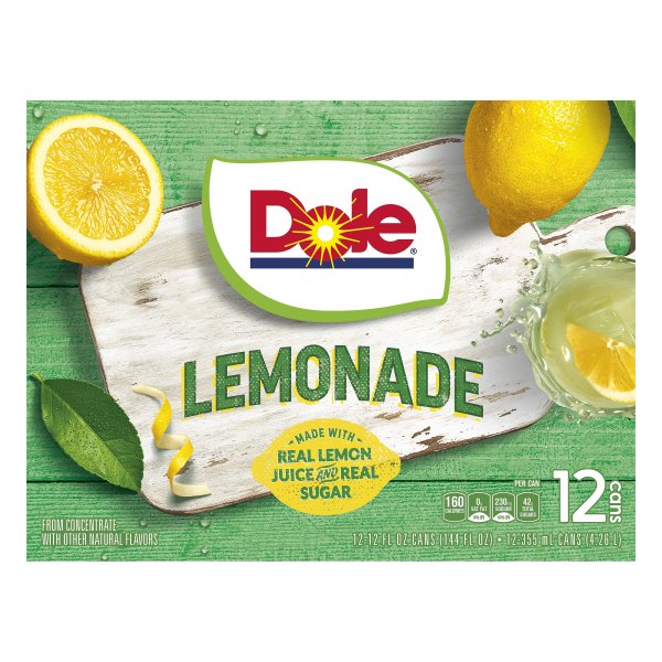 Pepsi Dole Lemonade 12oz 12pk Cans(3x4)
