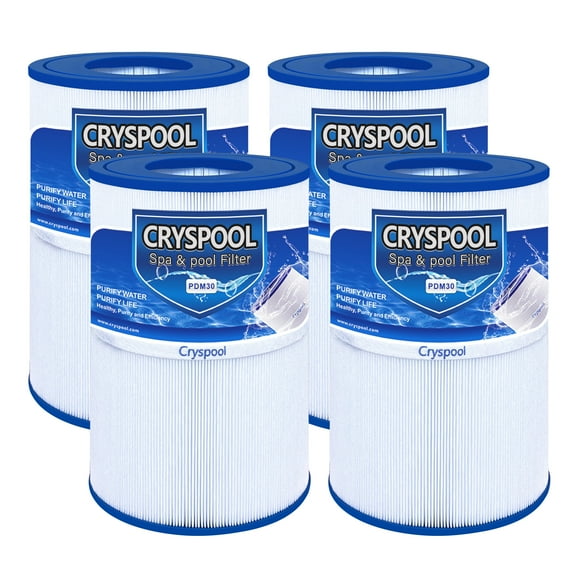 Cryspool PDM30 Spa Filter Oval Filter for Dream Maker Hot Tubs 461269, 30 sq. ft, 4 Pack