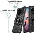thumbnail image 2 of For TCL 50 XL 5G NXTPAPER T702W Robotic Ring Kickstand Phone Case - Black, 2 of 5