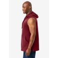 thumbnail image 3 of KingSize Men's Big & Tall Lightweight Muscle Hoodie Tee, 3 of 3