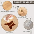 thumbnail image 4 of Clear PVC Tablecloth ;x; Oil-Proof Transparent Vinyl Table Cloth Rectangle Table Wipe Clean for Easy Maintenance Table Cover for Dining Picnic Camping Outdoor, 4 of 7