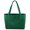 Green, variant on POLYESTER TRAVEL OVER SHOULDER TOTE STYLE REUSABLE BAG - BLUE