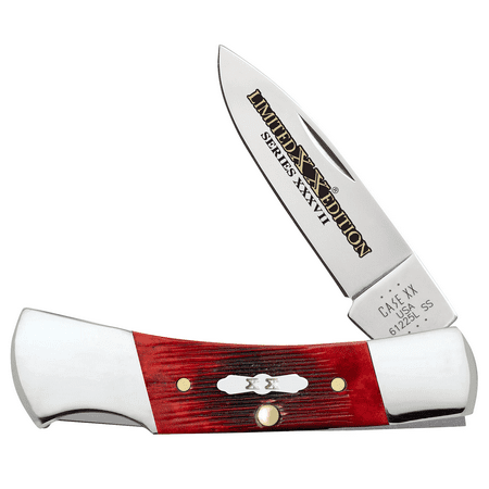 Case XX Knives Lockback Barnboard Jig Old Red Bone 12211 Stainless Pocket Knife