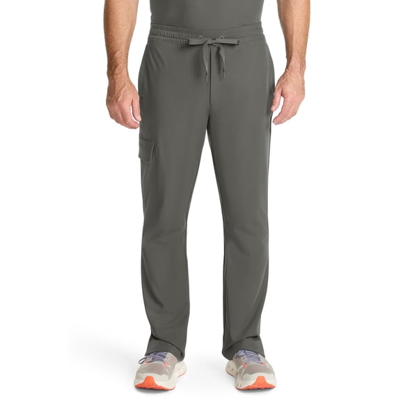 Healing Hands Men's Scrubs Zip Fly Drawstring Scrub Pant with 4 Pockets HH154, M, Pewter