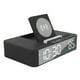thumbnail image 1 of Reloj Despertador Digital Jadeshay con Espejo LED Carga Inalámbrica 10W, 1 of 8