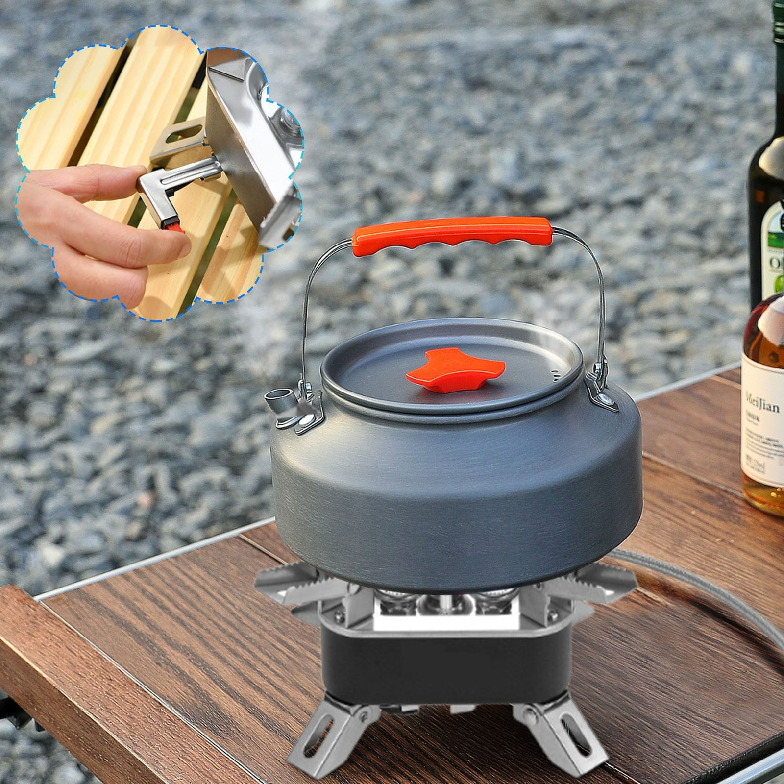 karymi Fire Stove Camping Outdoor Portable Windproof Gas Stove Gas Stove Gas Stove Gas Stove Head Stove Tailgating