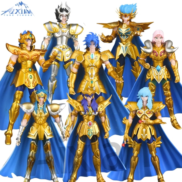 Aixlan-figura de acción de Saint Seiya, 19cm, Phoenix Ikki, Hyoga, Seiya, Shiryu, PVC, Amine, regalo de cumpleaños, estatuilla coleccionable199