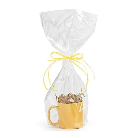 A1bakerysupplies Clear Cello Cellophane Bags Gift Basket Package Flat 9 In X 20 100 Pack