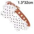 thumbnail image 2 of Collar para perros de lunares, tela linda ajustable para perros pequeños, medianos y grandes, niños y niñas, 2 of 5